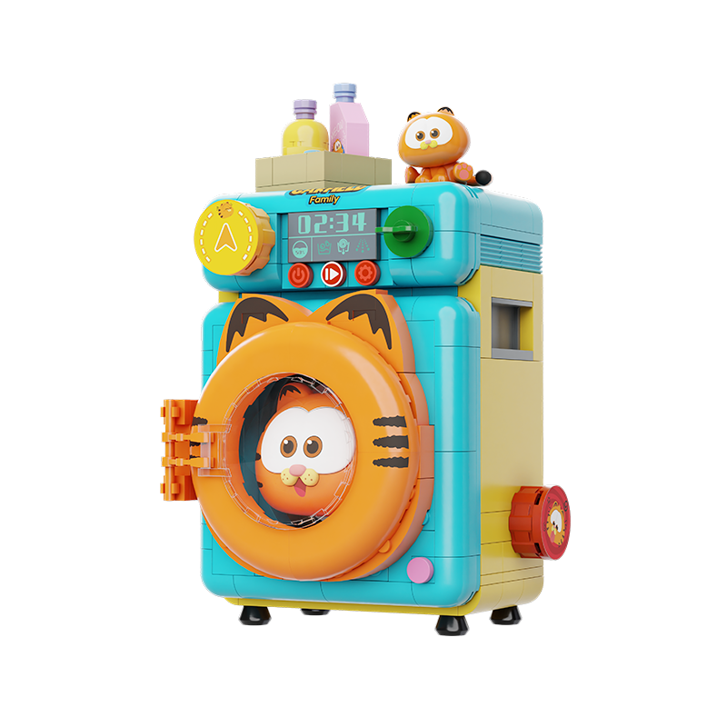 Garfield-Family Fantastic Machines Series-Washing Machine
